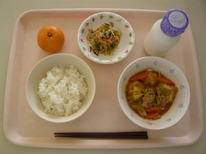 1月13日給食(小学部の量)