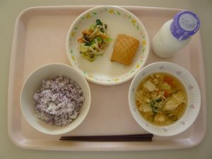 1月16日給食(小学部の量)