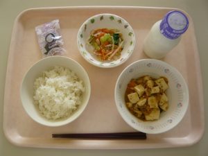 1月19日給食(小学部の量)