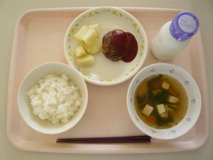 1月23日給食(小学部の量)