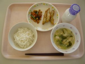 1月26日給食(小学部の量)